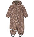 Mikk-Line Snowsuit - Recycled - Sparrow w. Flowers