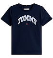 Tommy Hilfiger T-shirt - Varsity Sateen - Dark Night Navy