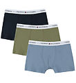 Tommy Hilfiger Boxers - 3-Pack - Brisk Blue/Utility Sage/Dec
