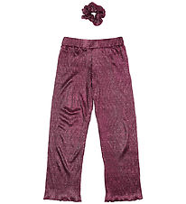 The New Bukser og Scrunchie - TnPrudence - Ibis Rose