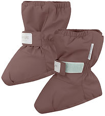 Mini A Ture Outdoor Footies - MatWinn Fleece - Peppercorn Plum