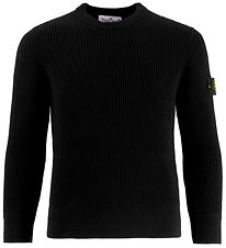 Stone Island Bluse - Uld - Sort