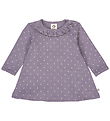 Müsli Kjole - Rib - Dot - Lilac Fog/Oak