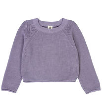 Müsli Blússa - Prjónað - Lilac Þoka