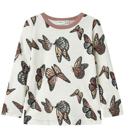 Name It Bluse - Wolle - NmfWillitus - Snow White/Fliege