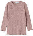 Name It Bluse - Uld/Silke - Rib - NmfWossa - Antler 