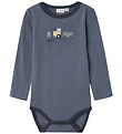 Name It Body l/æ - Uld - NmmWillit - Folkstone Gray/Tractor