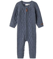 Name it Heldragt - Uld - Strik - NbmWrilla - Folkstone Gray