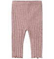 Name It Leggings - Uld/Silke - Rib - NbfWossa - Antler