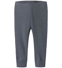 Name It Leggings - Uld/Silke - Rib - NbmWossa - Folkstone Gray