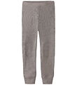 Name It Leggings - Rib - Uld/Silke - NmmWossa - Satellite