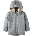 Name It Softshelljakke m. Fleece - NbnMada08 - Grey Melange m. Ø