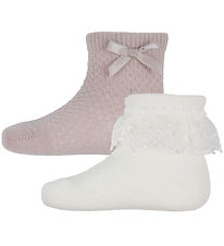 Name It Strømper - Uld/Bomuld - 2 pak - NbfWakma - Shadow Gray/1