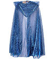 Den Goda Fen Costume - Cape Spiderweb - Blue