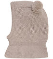 Huttelihut Elefanthue - Uld - 2-lags - Camel Melange m. Kvaster