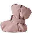 Name It Overtrækssko m. Fleece - NmnSnow10 - Woodrose