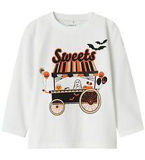 Name It Bluse - NmnOakley - Bright White m. Print