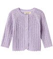 MarMar Cardigan - Totti - Wool/Cotton - Amethyst