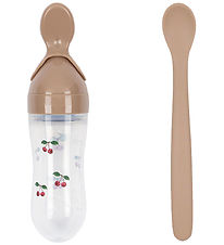 Konges Sløjd Food Feeder m. Flaske/ske - Cherry Blush
