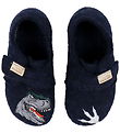 Living Kitzbühel Slippers - Wool - Nachtblau w. T-Rex