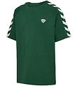 Hummel T-paita - hmlJR Arkisto - Tummanvihreä M. Logo