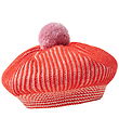 MarMar Beret - Knitted - Wool/Cotton - Alexo - Tomato Stripe