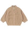 Konges Sløjd Fleecejakke - Jazz Teddy - Oxford Tan