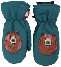 DYR-Cph Luffer m. Fleece - DYRPaw - DK Slate m. Brun Bjørn