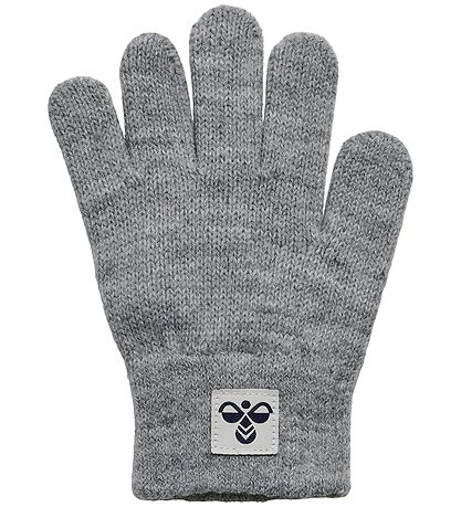 Hummel Handsker - 2-pak - Strik - HmlJr - Gråmeleret
