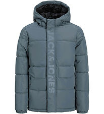 Jack & Jones Dynejakke - JcoSpeed - Stormy Weather/TONE IN TONE 