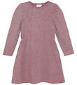 Minymo Kjole - Glitter - Rib - Rose Brown