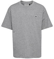 Hummel T-shirt - hmlJR - Gråmeleret