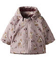 Name It Vinterjakke - NbfMaxi - Violet Ice/BAMBI