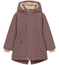 Mini A Ture Winter Coat - MatVikania Fleece - Peppercorn Plum