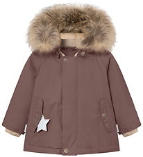 Mini A Ture Winter Coat - MatWally Fleece/Fur - Peppercorn Plum