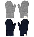 MP Luffer - Comfy - Uld - 2-pak - Mix Lysegråmeleret/Peacoat Blu
