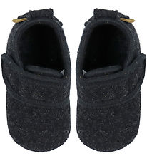 Mikk-Line Slippers - Prewalker Wool - Anthracite Melange
