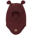 Mikk-Line Balaclava - Wool - Single Layer - Rum Raisin w. Ears