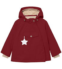 Mini A Ture Winter Coat - MatWang Fleece - Red Merlot