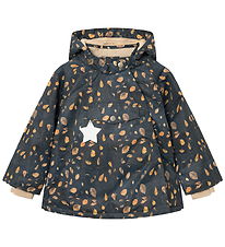 Mini A Ture Winter Coat - MatWang Fleece - Falling Leaves