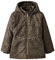 Name It Vinterjakke - Noos - NkfMaxi - Travertine/LEO