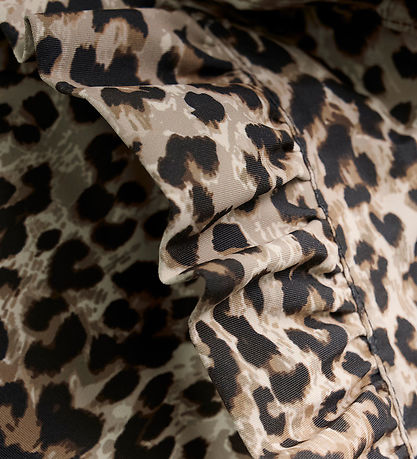 En Fant Flyverdragt - Pine Bark m. Leopard/Flæser