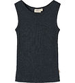 Wheat Undertrøje - Uld/Silke - Rib - Iggy - Navy