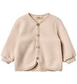 Wheat Cardigan - Uldfleece - Kari - Pale Lilac