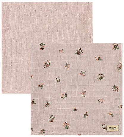 Wheat Stofbleer - 2-Pak - 65x65 cm - Muslin Kaja - Soft Lilac