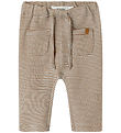 Lil' Atelier Trousers - NbmOhio - Turtledove/Sepia Tint