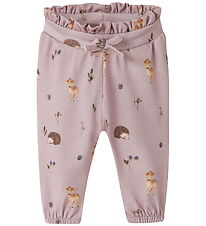 Name It Bukser - NbfOtia - Burnished Lilac m. Dyr