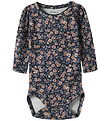 Name It Samfella l/e - NbfOalia - Dökkblátt Blazer M. Blóm