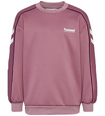 Hummel Blússa - hmlJR Performance - Samlæsingarpeysa með hálsmál