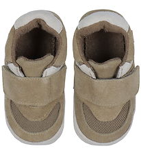 Melton Soft Sole Leather Shoes - Noos - Running Slippers - Natur